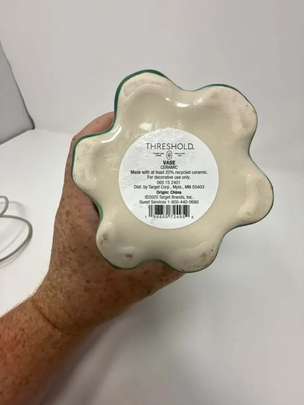 Threshold Ceramic Cabbage Leaf Decorative Vase